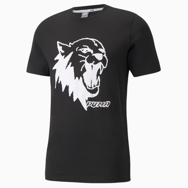 BAJU BASKET PUMA Scouted SS Tee Black