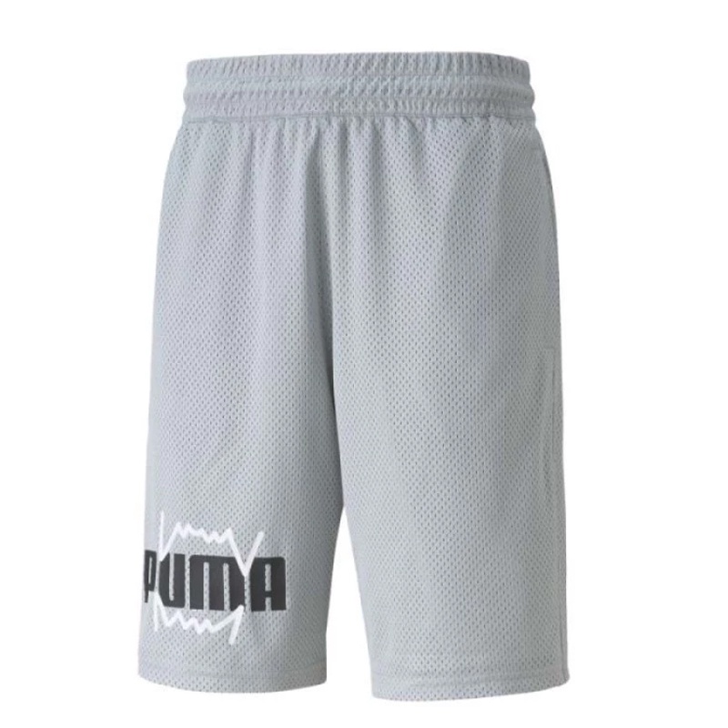 CELANA BASKET PUMA Mesh Practice Short Quarry