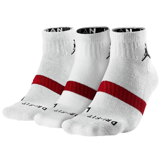 KAOS KAKI BASKET AIR JORDAN Dri-Fit Low Quarter 3PK