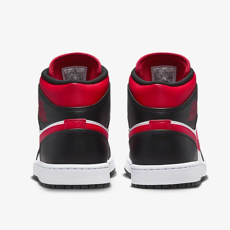 SEPATU BASKET AIR JORDAN AJ 1 Mid Bred Toe