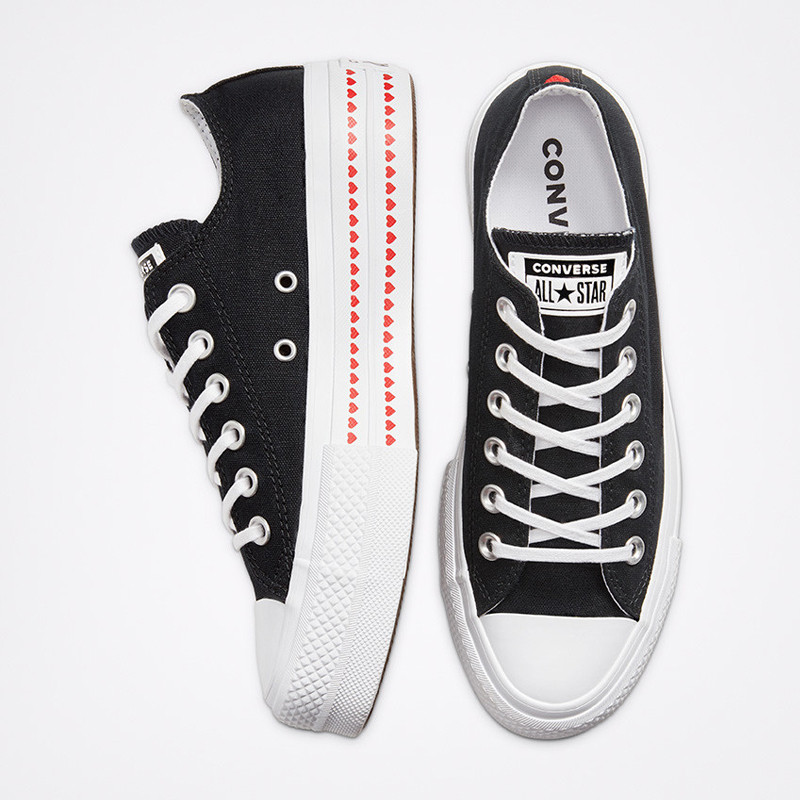 SEPATU SNEAKERS CONVERSE Love Fearlessly Chuck Taylor All Star Lift Low