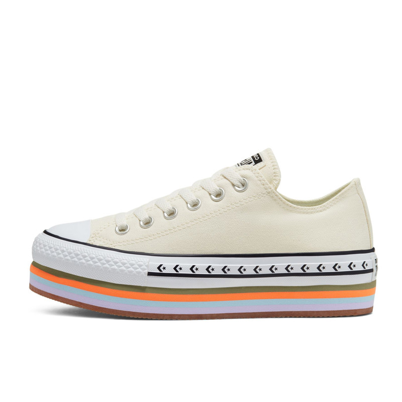 SEPATU SNEAKERS CONVERSE Wmns Chuck Taylor All Star Low Platform Print