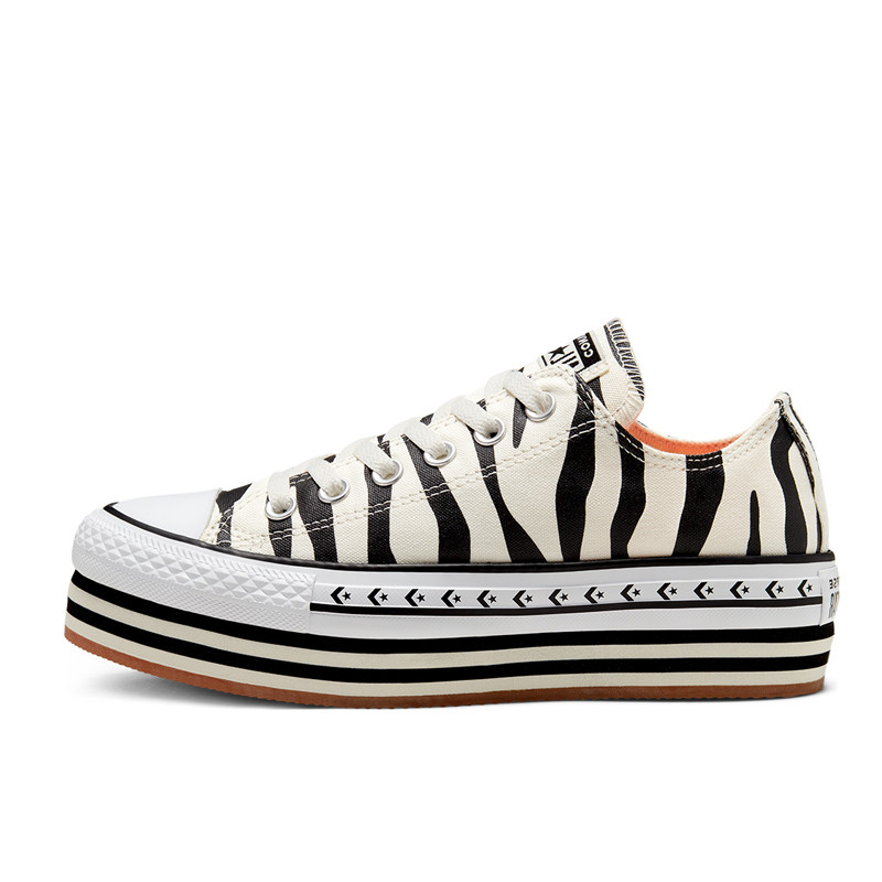 SEPATU SNEAKERS CONVERSE Wmns Chuck Taylor All Star Low Platform Print