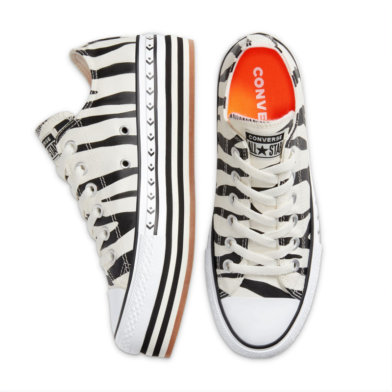 SEPATU SNEAKERS CONVERSE Wmns Chuck Taylor All Star Low Platform Print