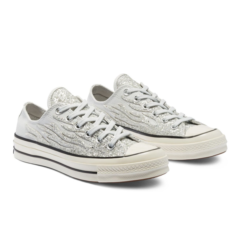 SEPATU SNEAKERS CONVERSE Chuck 70 OX Glitter Shine