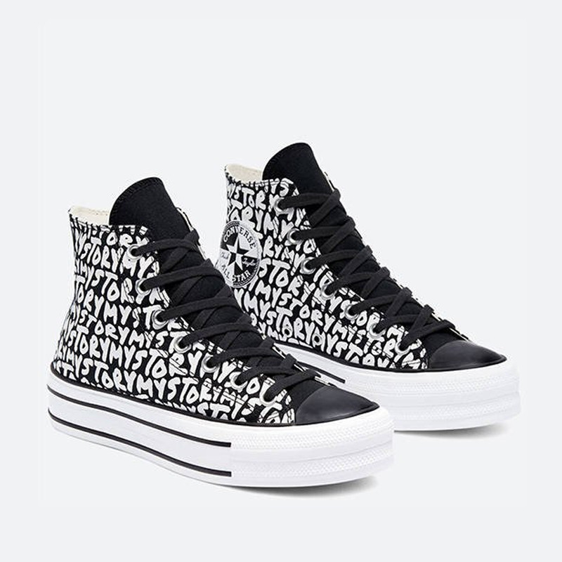 SEPATU SNEAKERS CONVERSE Wmns My Story Platform Chuck Taylor All Star High Top