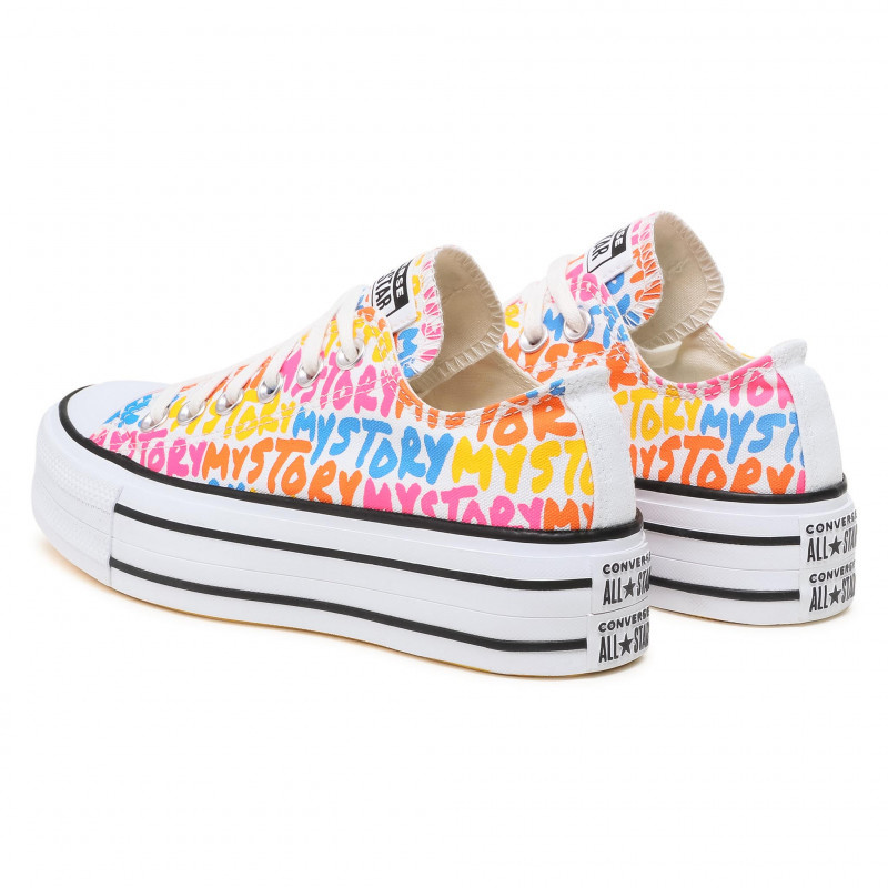 SEPATU SNEAKERS CONVERSE Wmns Chuck Taylor All Star Platform Low Top 'My Story'