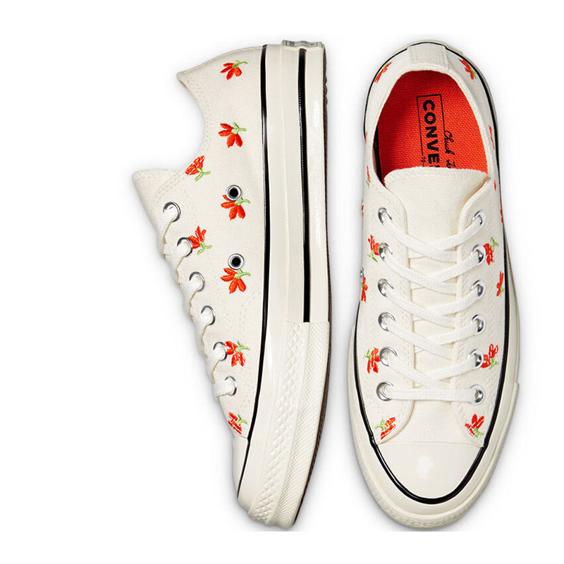 SEPATU SNEAKERS CONVERSE Wmns Chuck 70 Embroidered Garden Party