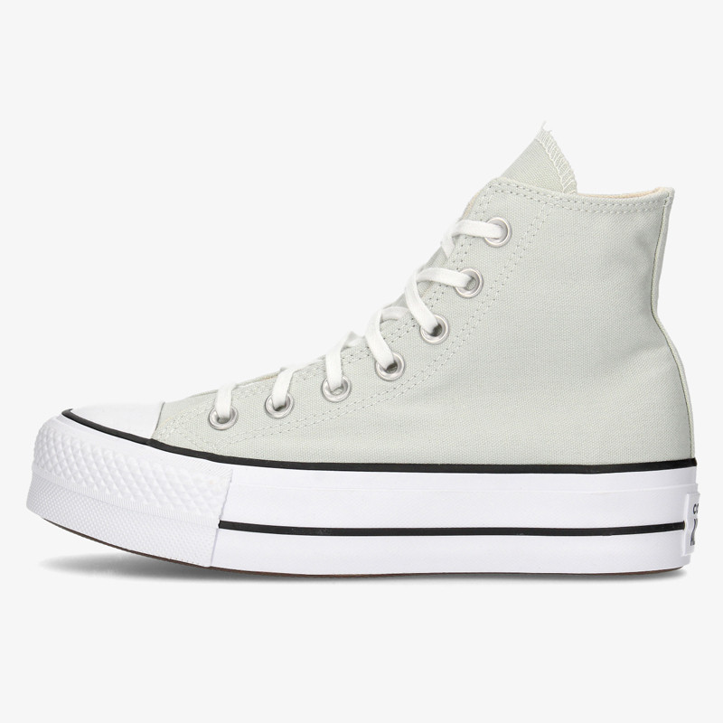 Sepatu Sneakers Converse Wmns Chuck Taylor All Star Lift Hi Light Silver