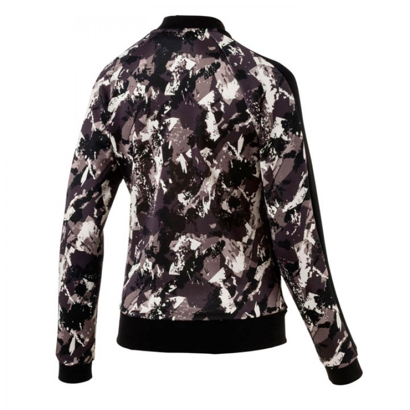 BAJU LARI PUMA Wmns Classics Aop Archive T7 Track Jacket