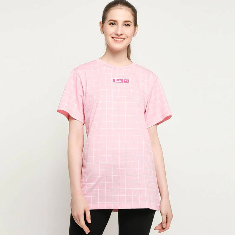 BAJU SNEAKERS PUMA Wmns X Barbie Tee