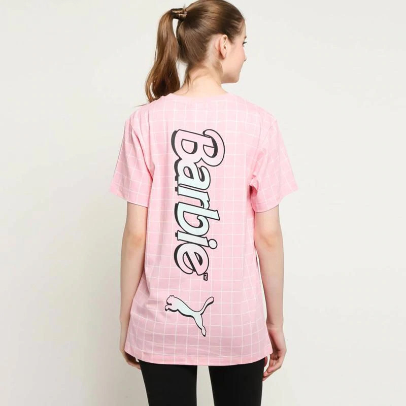 BAJU SNEAKERS PUMA Wmns X Barbie Tee
