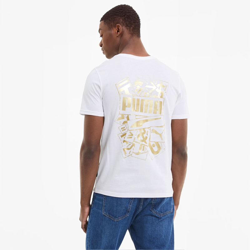 BAJU SNEAKERS PUMA Gold Foil Tee