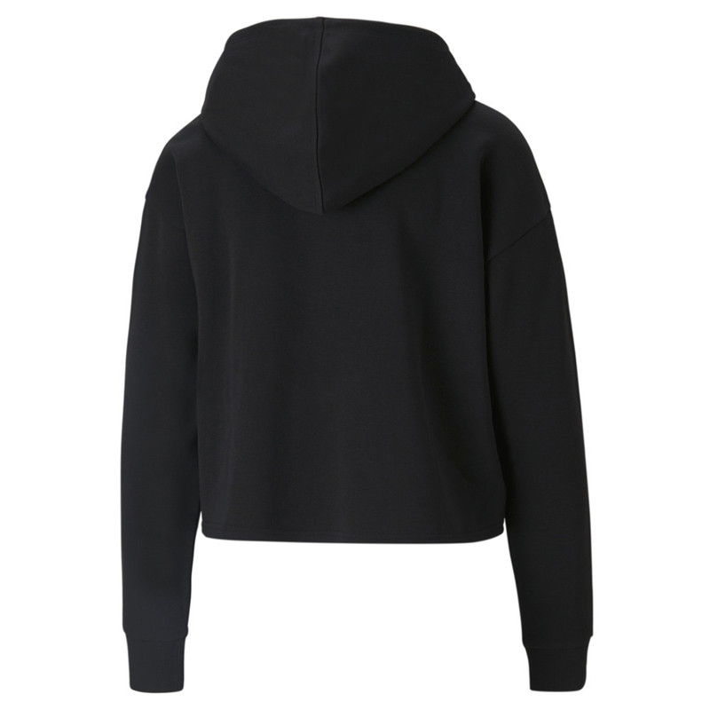 Wmns Essentials+ Cropped Metallic Hoodie foto 2