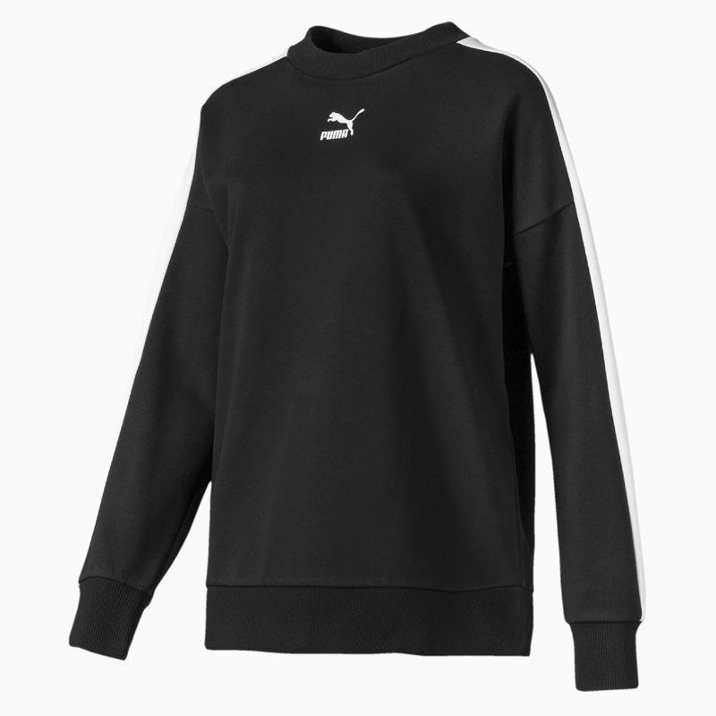 BAJU SNEAKERS PUMA Wmns Classics T7 Crewneck Sweatshirt