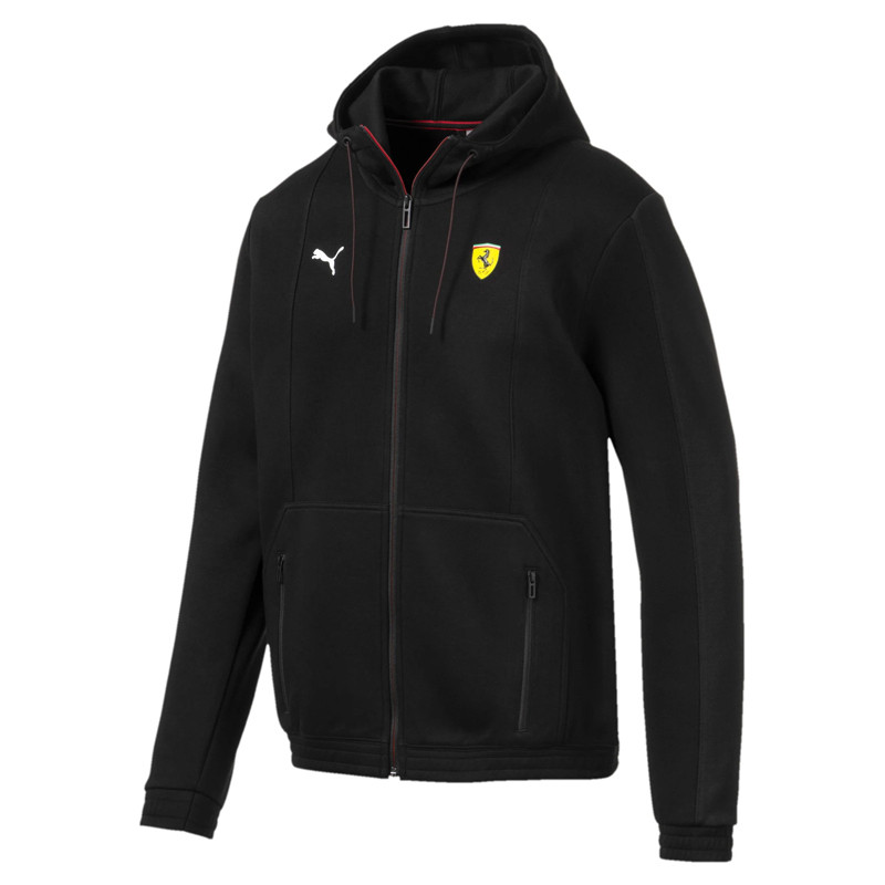 Baju Training Puma Ferrari T7 Track Jacket Black