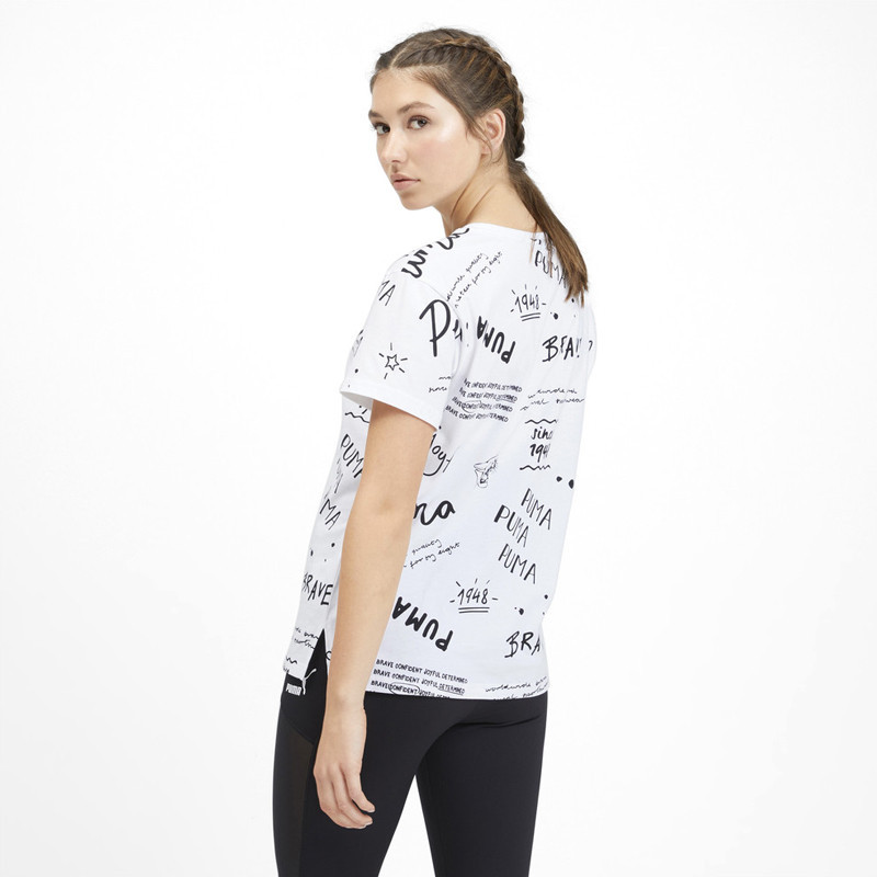 Wmns Classics Logo AOP Tee foto 4