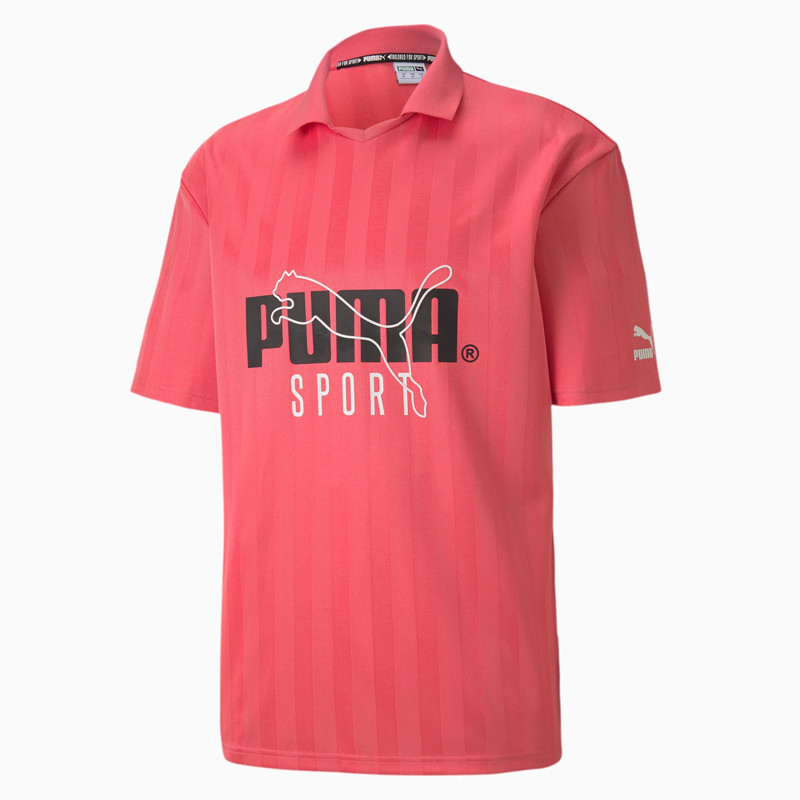 Baju Training Puma Tfs Polo Shirt Pink