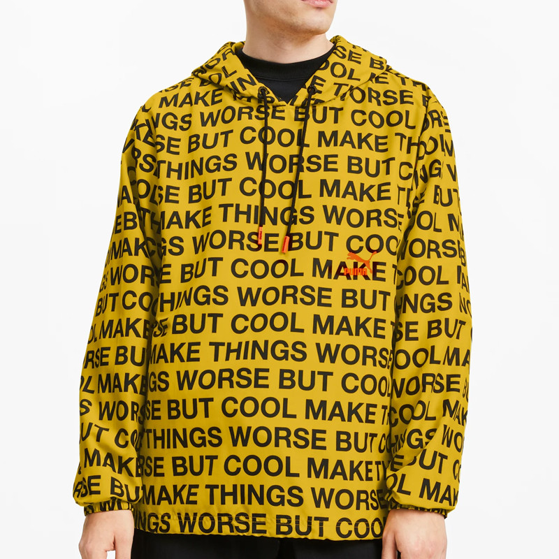 BAJU SNEAKERS PUMA RANDOMEVENT AOP Windbreaker