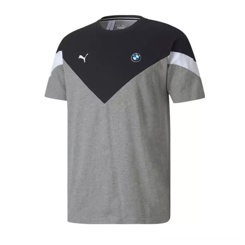 Baju Sneakers Puma Bmw Mms Mcs Tee Grey