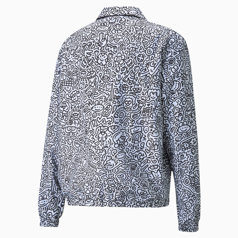 BAJU SNEAKERS PUMA x MR DOODLE Reversible Coach Jacket