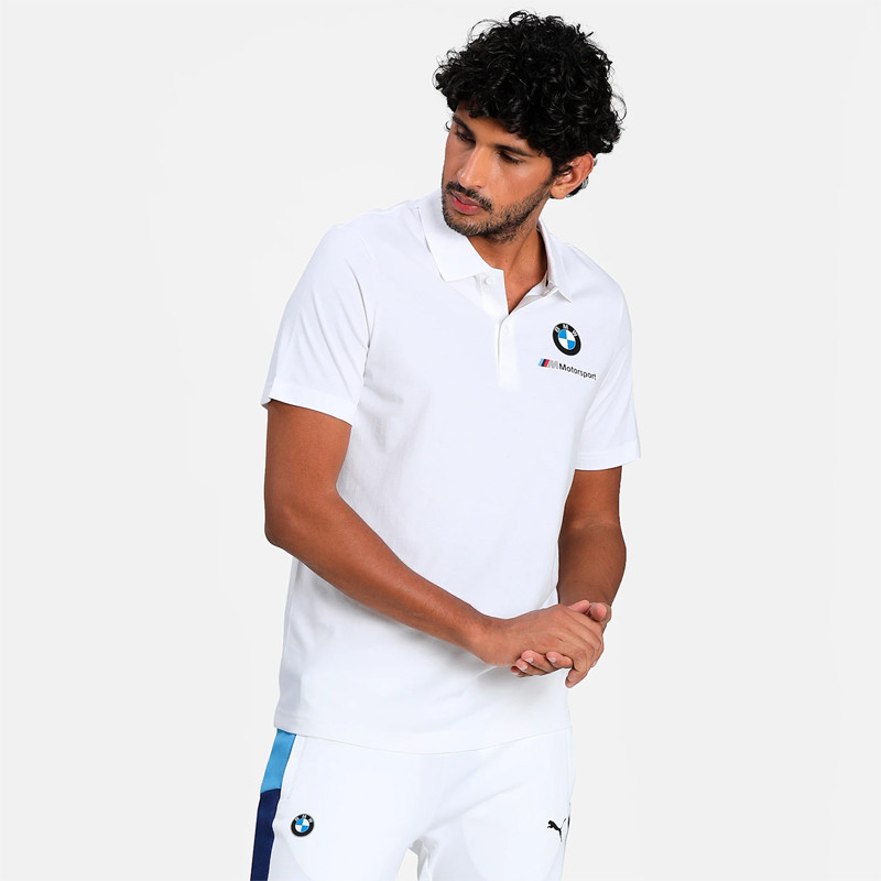 BAJU SNEAKERS PUMA BMW M Motorsport Essentials Polo Shirt