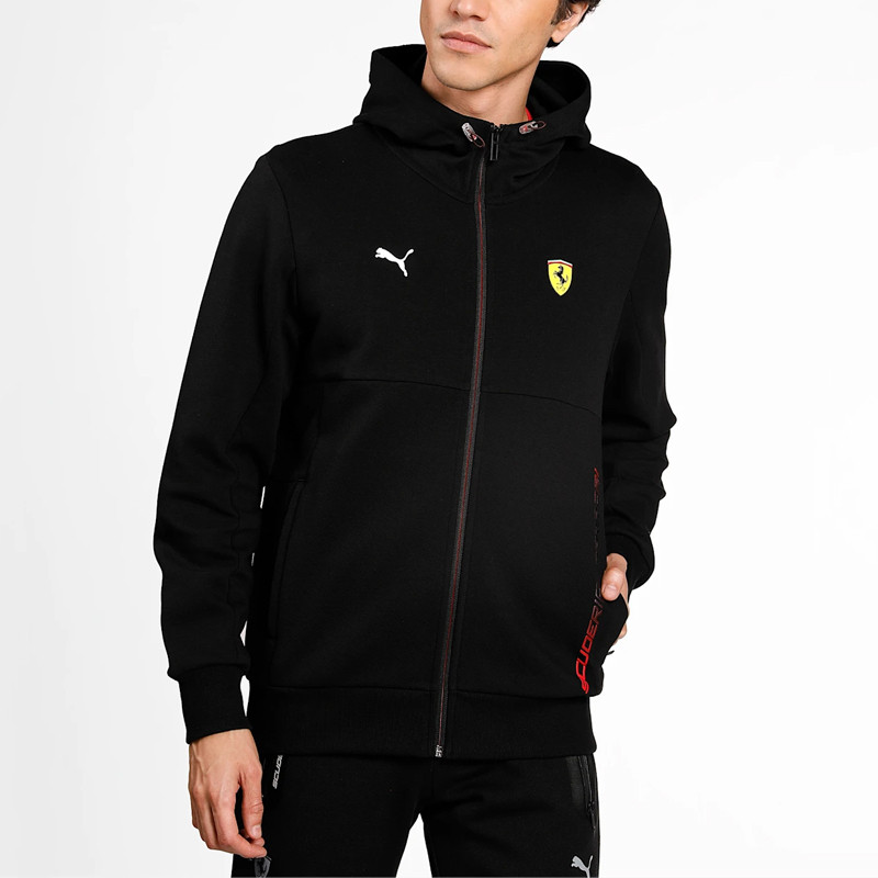 BAJU SNEAKERS PUMA Scuderia Ferrari Race Hooded Sweat Jacket