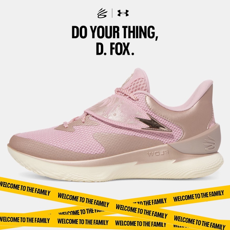 SEPATU BASKET UNDER ARMOUR CURRY FOX 1 Reign Rose