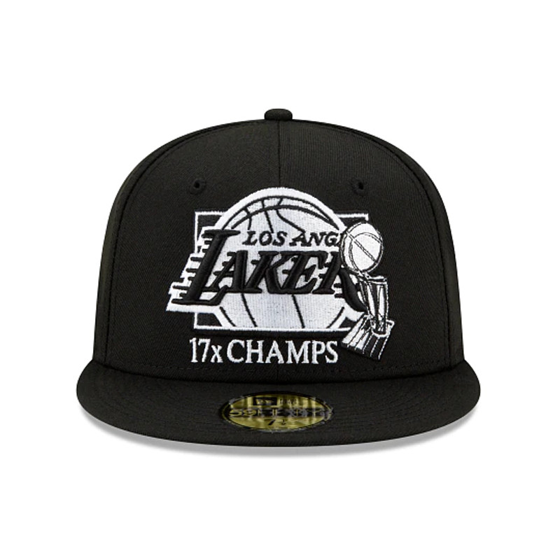 Los Angeles Lakers 17x Champs 59fifty Fitted Cap foto 2