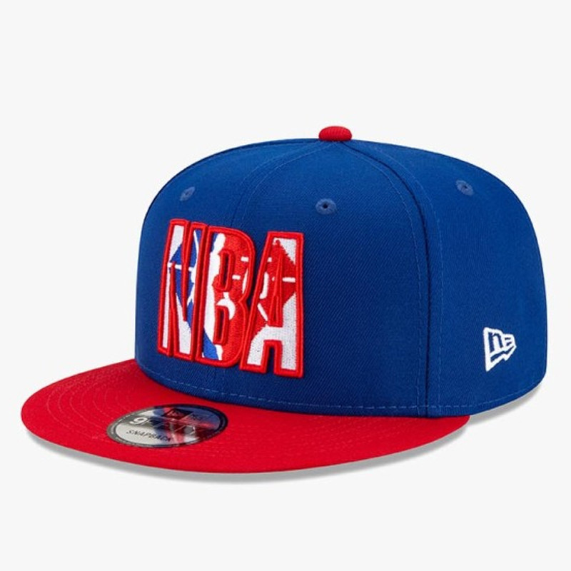 Topi Basket New Era Nba Draft 950 Nba Logo On-stage Snapback Blue