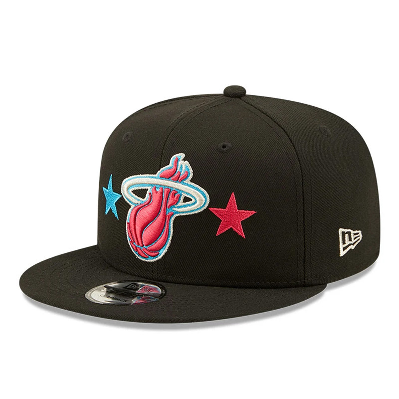Topi Sneakers New Era Miami Heat Nba All Star Game Black 9fifty Snapback  Cap Black