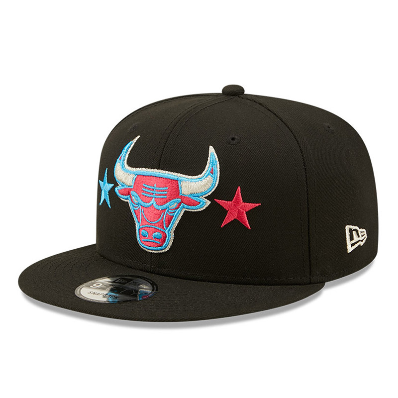 Topi Sneakers New Era Chicago Bulls Nba All Star Game Black 9fifty Snapback  Cap Black