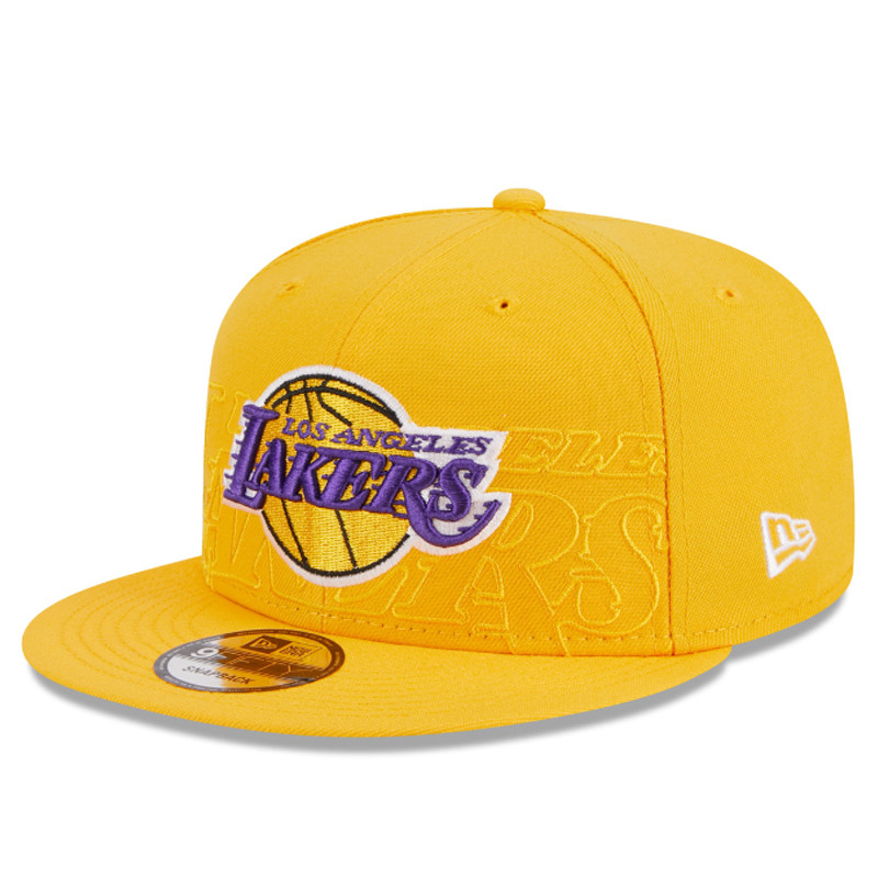 Yellow Lakers New Era 9fifty Snapback Topi Basket New Era Nba Los