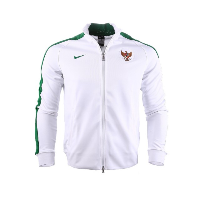 Baju Football Nike N98 Indonesia Authentic Track Jacket White