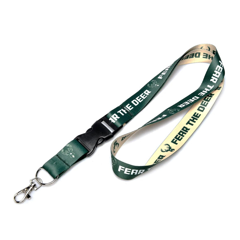 AKSESORIS BASKET WINCRAFT Milwaukee Bucks Slogan NBA Buckle Lanyard