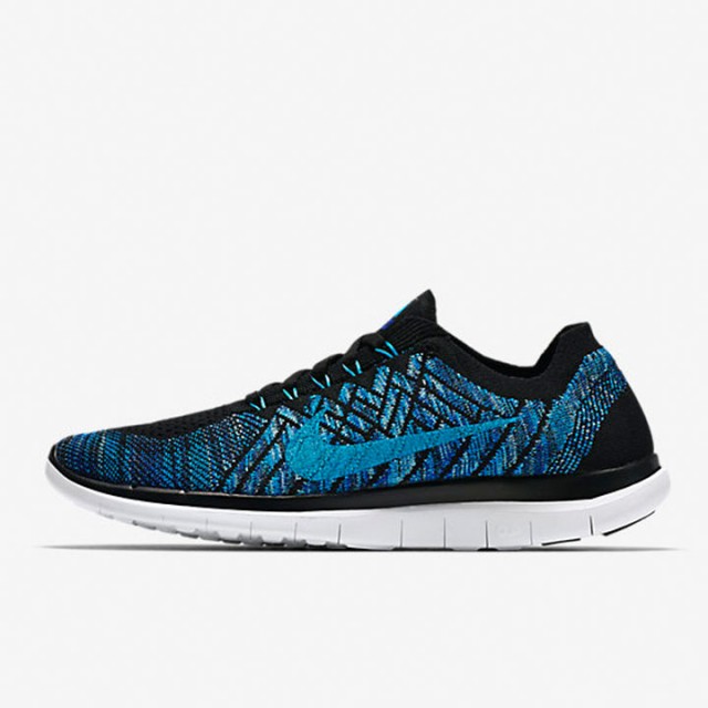 Sepatu Lari Nike Free Flyknit Blue Lagoon
