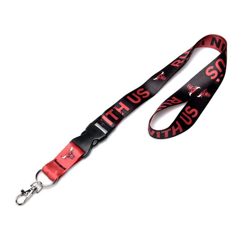 AKSESORIS BASKET WINCRAFT Chicago Bulls Slogan NBA Buckle Lanyard