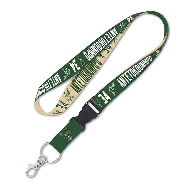 AKSESORIS BASKET WINCRAFT Milwaukee Bucks Giannis Antetokounmpo NBA Buckle Lanyard