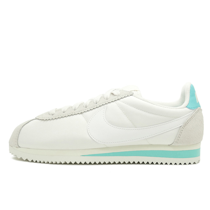 Sepatu Sneakers Nike Wmns Classic Cortez Nylon Light Aqua