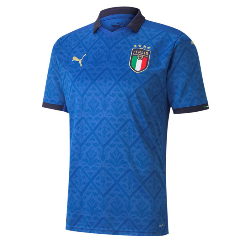 BAJU FOOTBALL PUMA FIGC Home Shirt Replica Jersey