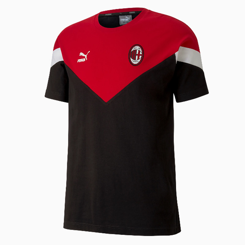 BAJU FOOTBALL PUMA AC Milan Iconic MCS Tee