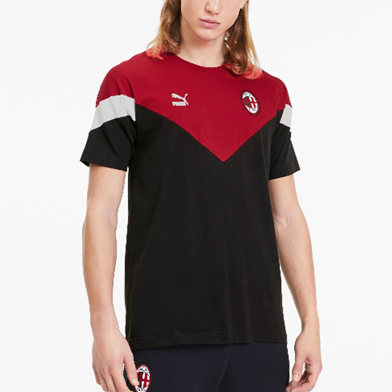 BAJU FOOTBALL PUMA AC Milan Iconic MCS Tee