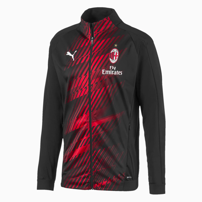 BAJU FOOTBALL PUMA AC Milan Stadium Jacket