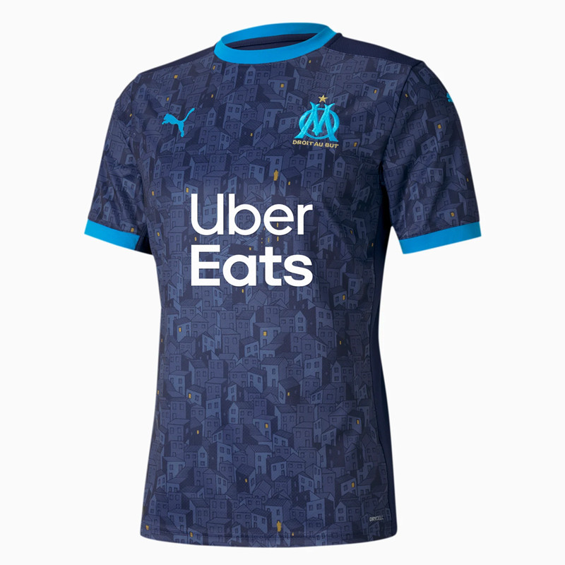 BAJU FOOTBALL PUMA Olympique de Marseille Away Replica Jersey
