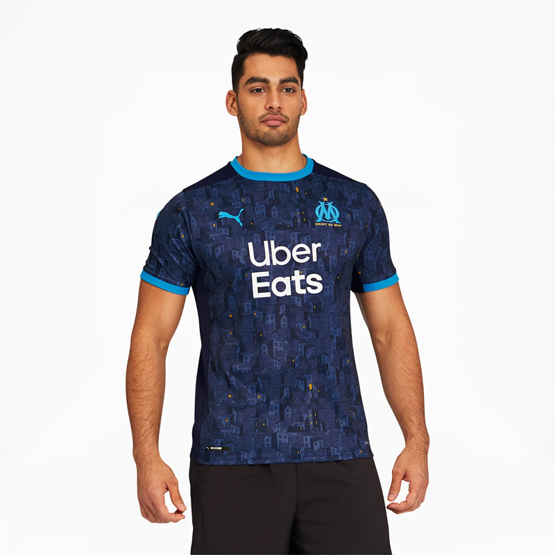 BAJU FOOTBALL PUMA Olympique de Marseille Away Replica Jersey