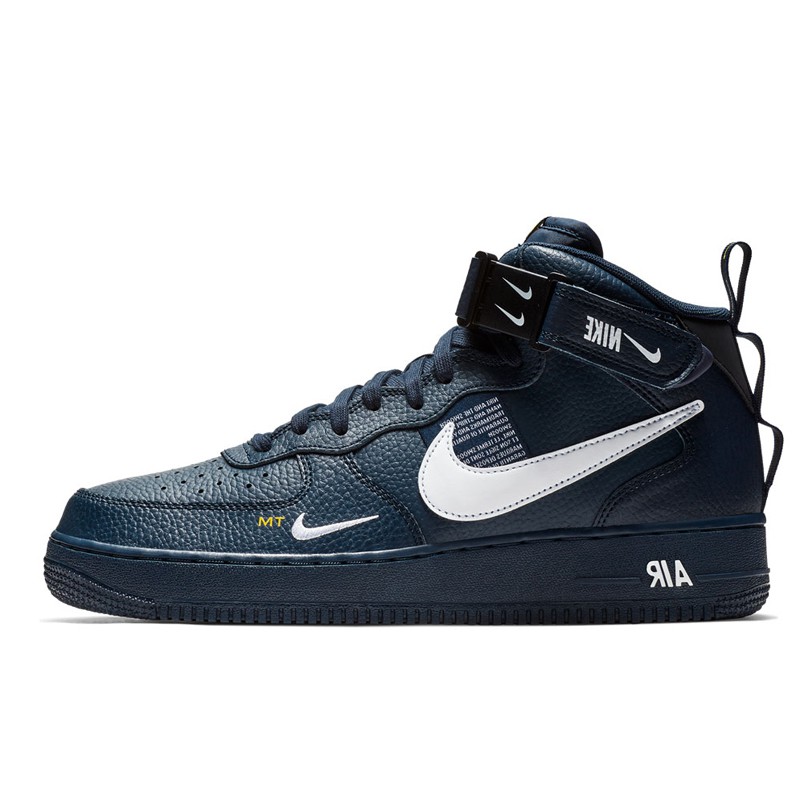 Sepatu Sneakers Nike Air Force 1 Mid 07 Lv8 Midnight Navy