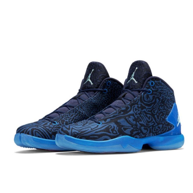 Sepatu Basket Air Jordan Super Fly Jacquard Midnight Navy