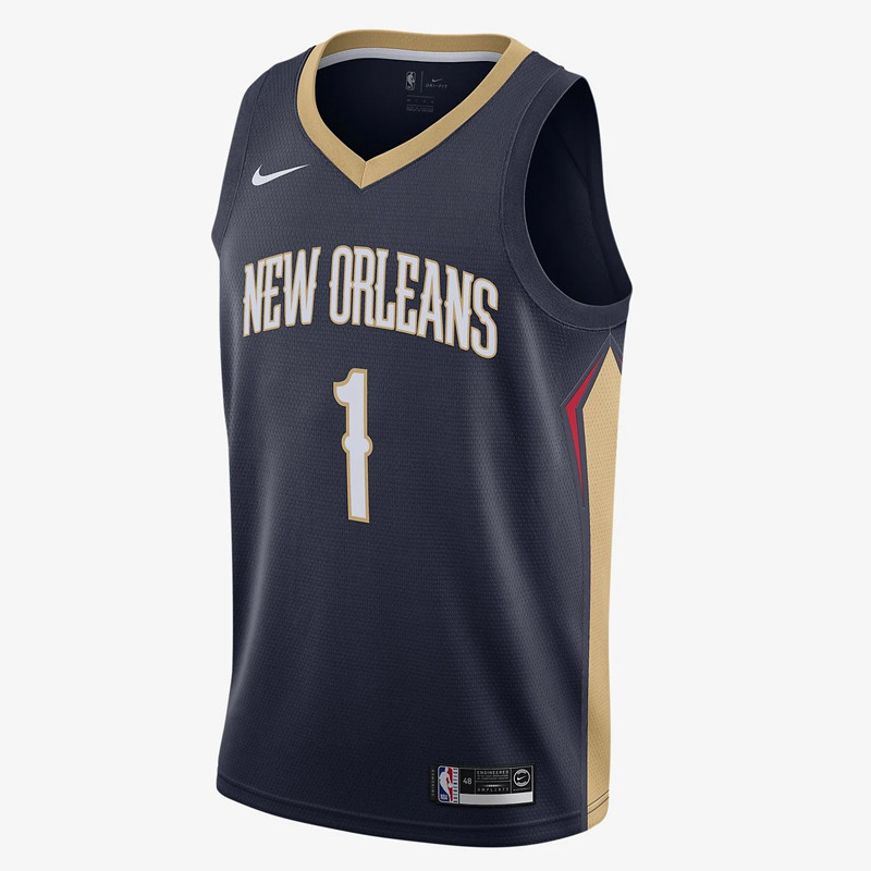 BAJU BASKET NIKE Zion Williamson New Orleans Pelicans Icon Edition Swingman Jersey