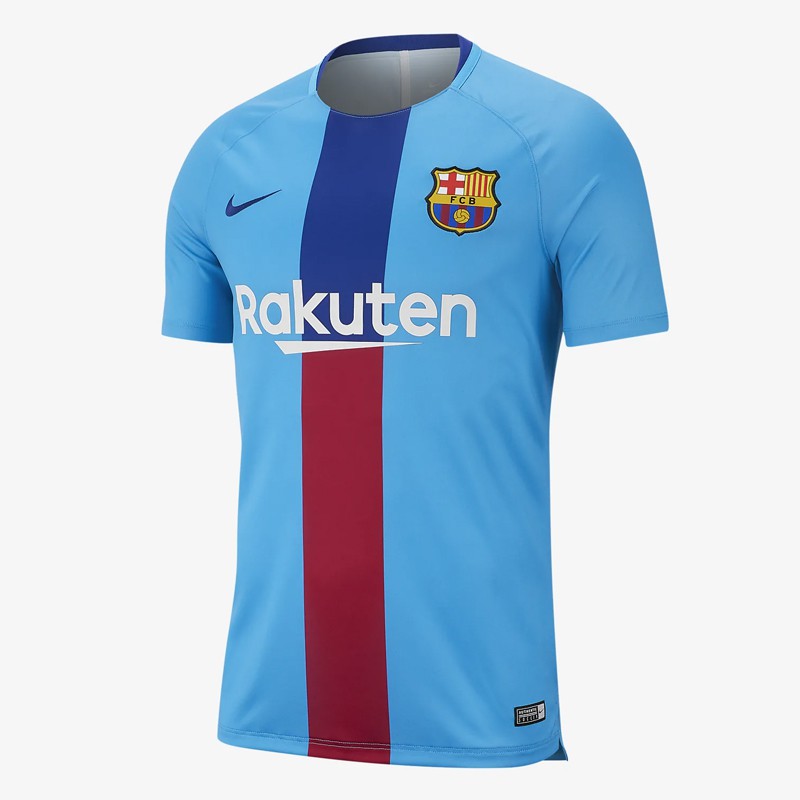 Jual BAJU FOOTBALL Pria NIKE FC Barcelona Squad Dry Tee Blue