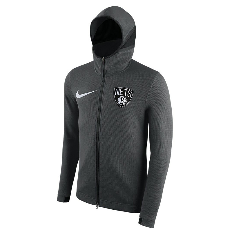BAJU BASKET NIKE Brooklyn Nets Therma Flex Showtime Hoodie